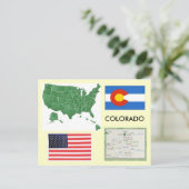 Colorado, USA Postkarte (Stehend Vorderseite)