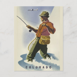 Colorado USA Vintage Reise Postkarte