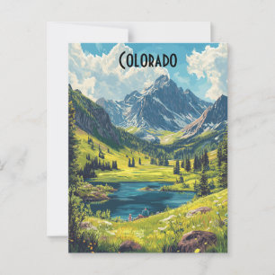 Colorado USA Vintage Travel Postcard Postkarte
