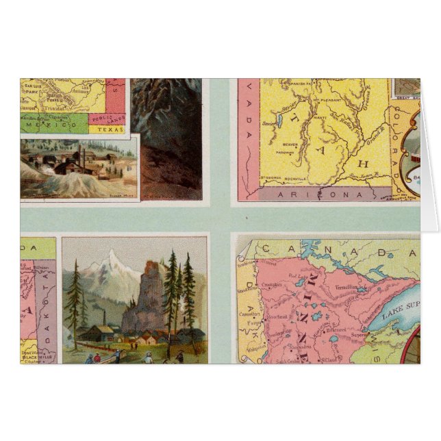 Colorado, Utah, Montana, Minnesota (Vorderseite (Horizontal))