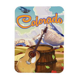 Colorado Vintag Cartoon Reiseplakat Magnet