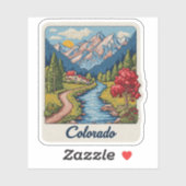 Colorado Vintage Aufkleber (Blatt)