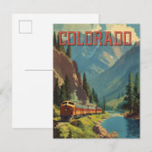 Colorado Vintage Postkarte (Vorne/Hinten)