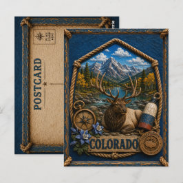 Colorado Vintage Reise Postkarte