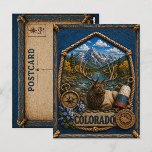 Colorado Vintage Reise Postkarte