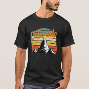 Colorado Vintage Retro 4. Juli Berge Mount T-Shirt