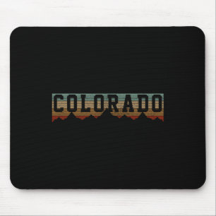 Colorado Vintage Rocky Mountains Natur Outdoor Hi Mousepad