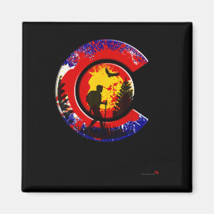 Colorado Wandern 14er Rocky Mountain Wanderer  Magnet