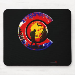 Colorado Wandern 14er Rocky Mountain Wanderer Mousepad