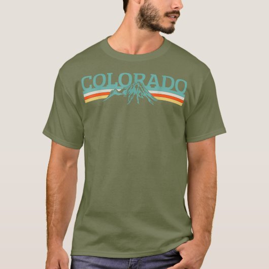 Colorado Wandern Camping T-Shirt (Vorderseite)