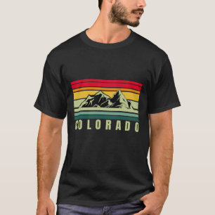 Colorado Wandern Reise Retro T-Shirt