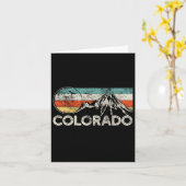 Colorado Wandern Retro 1 Karte (Gelbe Blume)