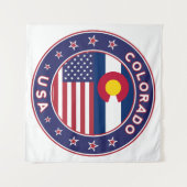 Colorado Wandteppich (Vorderseite (Horizontal))