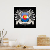 Colorado-Wappen Poster (Küche)