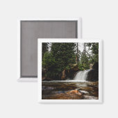 Colorado Wasserfall 2x2 Magnet (Vorderseite/Rückseite)