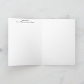 Colorado Wasserfall Jeden Anlaß Grußkarte Karte (Innenseite)