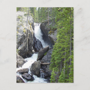 Colorado-Wasserfall-Postkarte Postkarte