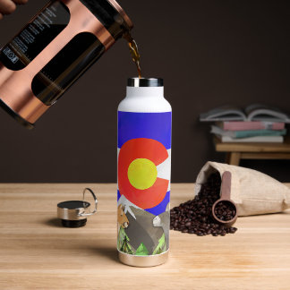 Colorado Wasserflasche - Colorado Flag Trinkflasche