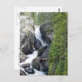 Colorado Waterfall Postkarte (Vorne/Hinten)