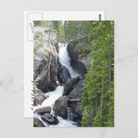 Colorado Waterfall Postkarte (Vorne/Hinten)