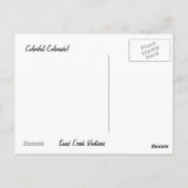 Colorado Waterfall Postkarte (Rückseite)