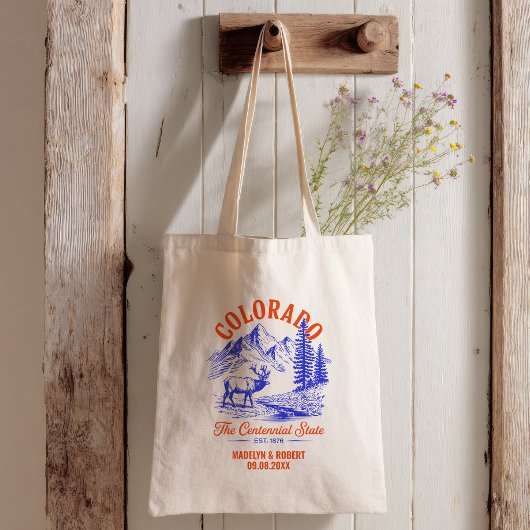 Colorado Wedding Welcome Gift Bridesmaid, Guests Tragetasche