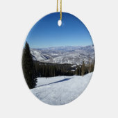 Colorado-Weihnachten Keramikornament (Rechts)