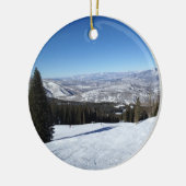 Colorado-Weihnachten Keramikornament (Links)