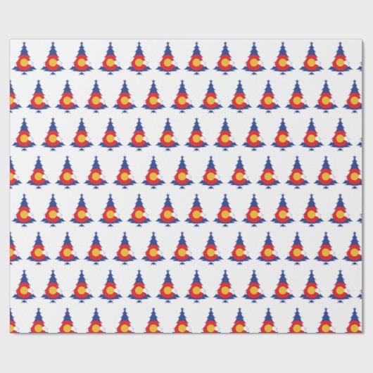 Colorado Weihnachtsbaum Geschenkpapier (Flach)