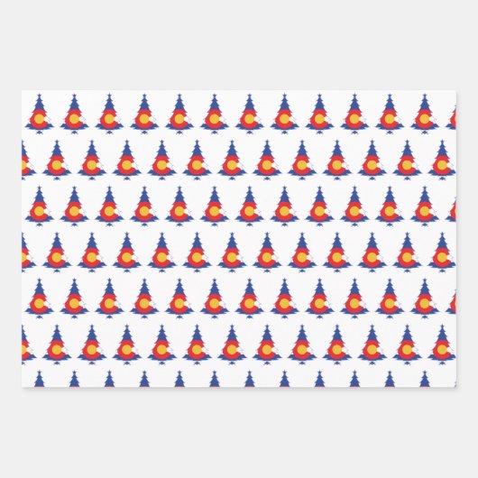 Colorado Weihnachtsbaum Geschenkpapier Set (Vorderseite 2)