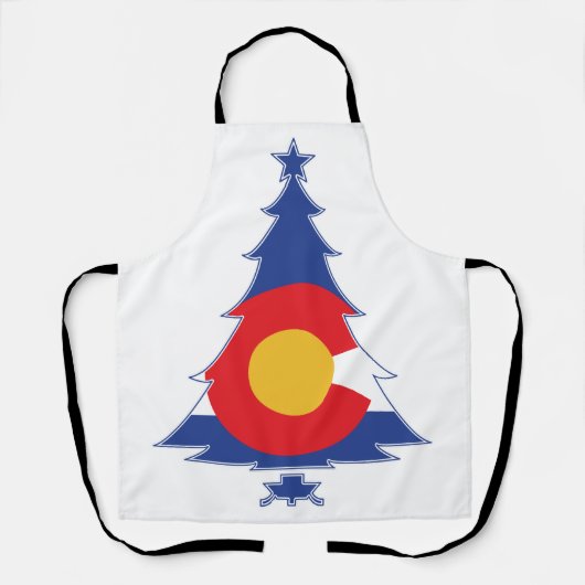 Colorado Weihnachtsbaum Schürze (Vorderseite)