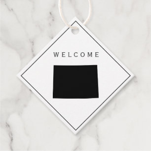 Colorado Welcome Bag Geschenk Tag für Hochzeitswoc Geschenkanhänger