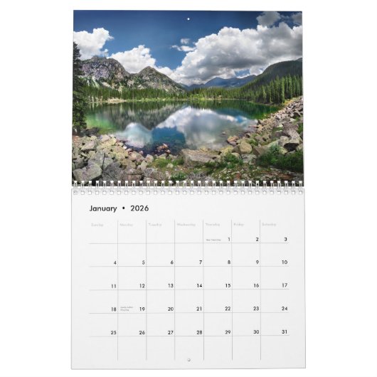 Colorado - Weminuchue Wilderness Kalender (Jan 2026)