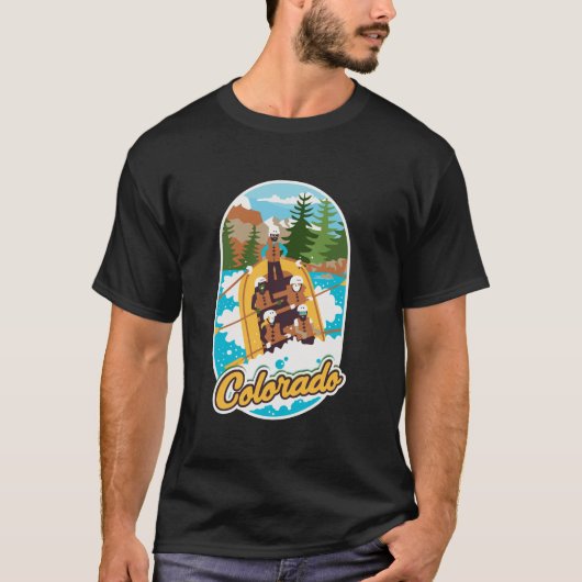 Colorado Whitewater Rafting T-Shirt (Vorderseite)