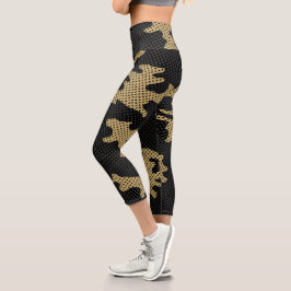Colorado Wild Bison Camo Capri Leggings