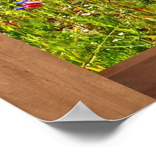 Colorado Wildblume Poster (Ecke)