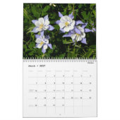 Colorado-Wildblumen Kalender (Mär 2027)