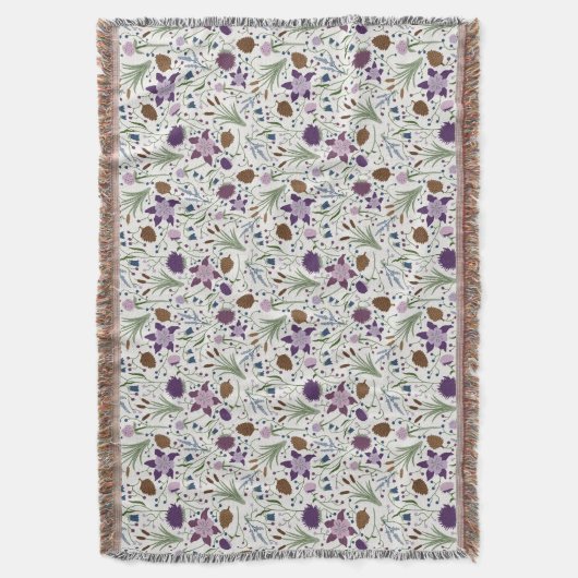 Colorado Wilde Blume, Kolumbien, Pinecones Decke (Vorderseite Vertikal)