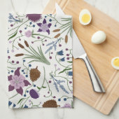 Colorado Wilde Blume, Kolumbien, Pinecones Geschirrtuch (Viertel Falte)