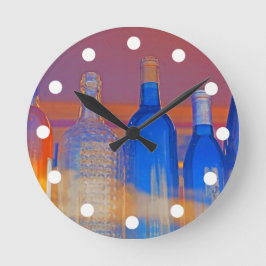Colorado Wine Country Clock Runde Wanduhr