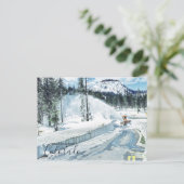 Colorado Winter Deep Snow Postkarte (Stehend Vorderseite)