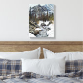 Colorado Winter Glow: Estes Park Leinwanddruck (Insitu (Schlafzimmer))