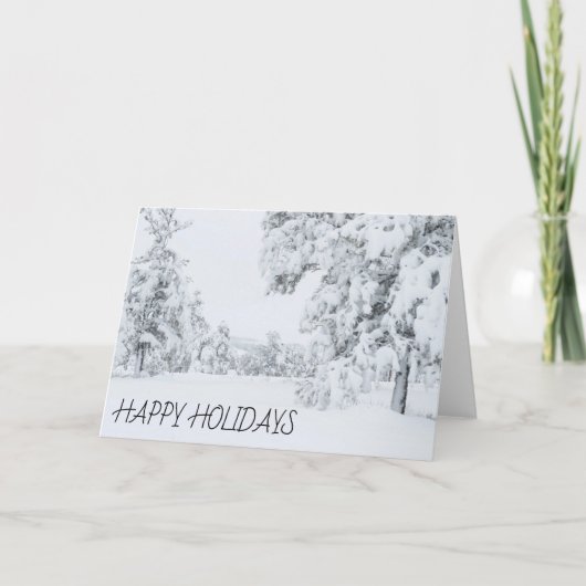 Colorado Winter Karte (Vorderseite)