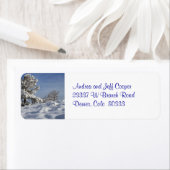 Colorado Winter Return Address Label (Insitu)