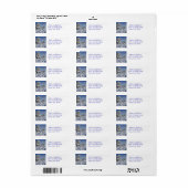 Colorado Winter Return Address Label (Vorne)