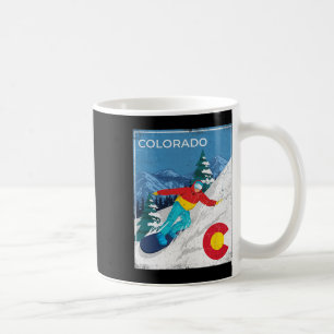Colorado - Winter Snowboarden Snowboarder Snowboar Kaffeetasse