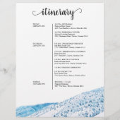 Colorado Winter Wedding Weekend Begrüßungsreise (Rückseite)