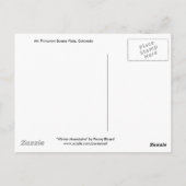 Colorado Wintergebirge Postkarte (Rückseite)