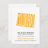COLORADO Wir haben neue Adresse Neue Zuhause versc Postkarte (Vorne/Hinten)