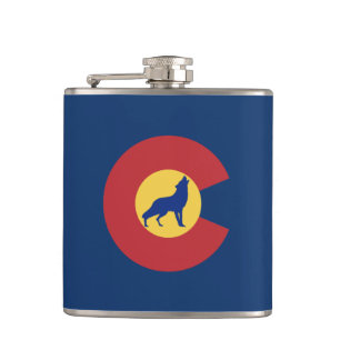 Colorado Wolf Flachmann